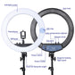 Led Ring Light 18 Inch Ring Lamp 55W Ringlight Photography Lamp With Tripod Stand