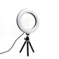 6inch Selfie Desktop Ring Light LED Lamp with Tripod Stand