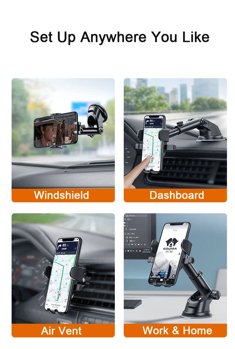 Sucker Car Phone Holder Mount Stand GPS