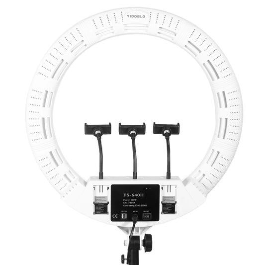 "Illuminate Your Space: Yidoblo FS640II 22-Inch LED Ring Lamp - 100W Brilliance with Included Tripod Stand"