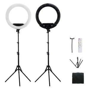 "Illuminate Your Space: Yidoblo FS640II 22-Inch LED Ring Lamp - 100W Brilliance with Included Tripod Stand"